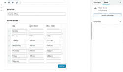 Edit content in place with Custom Blocks (Here using and ACF repeater)