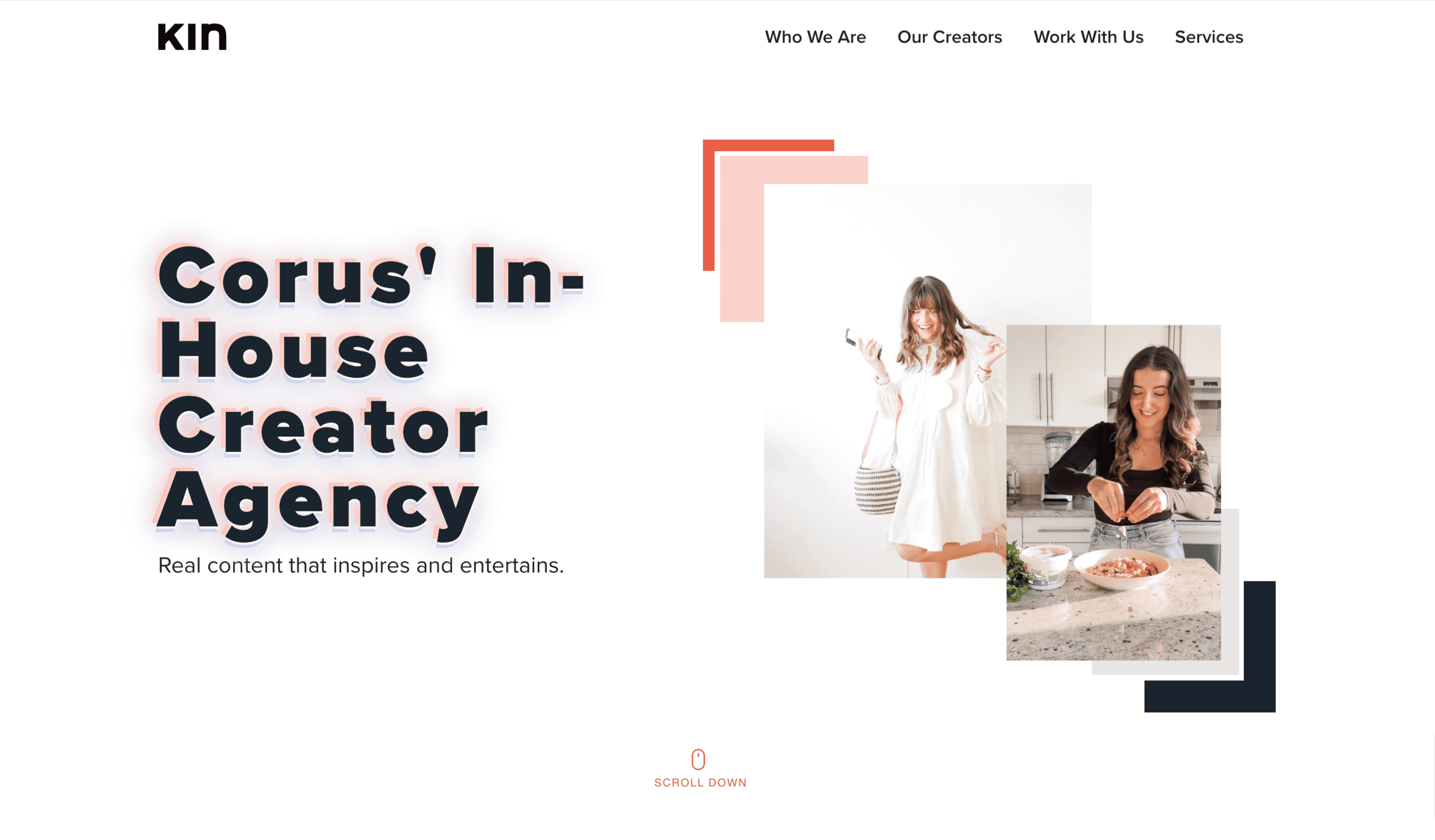 Kin Community Custom Website Design