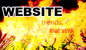 Awful web design trends