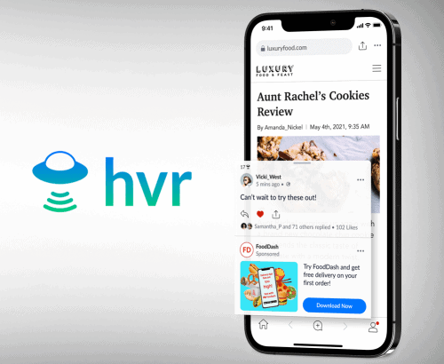 hvr.world - Toronto landing page design