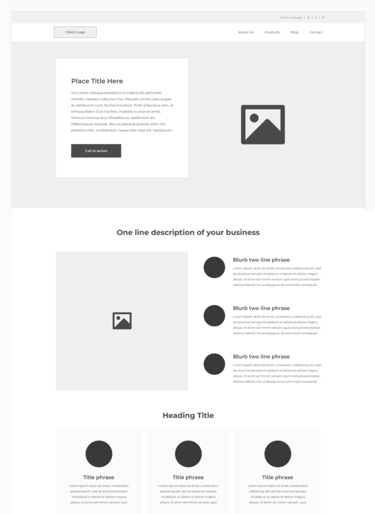 Wireframes for your next web design