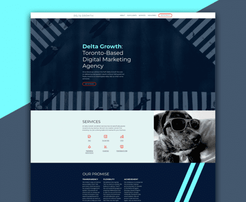delta growth - toronto web design for creative agencies