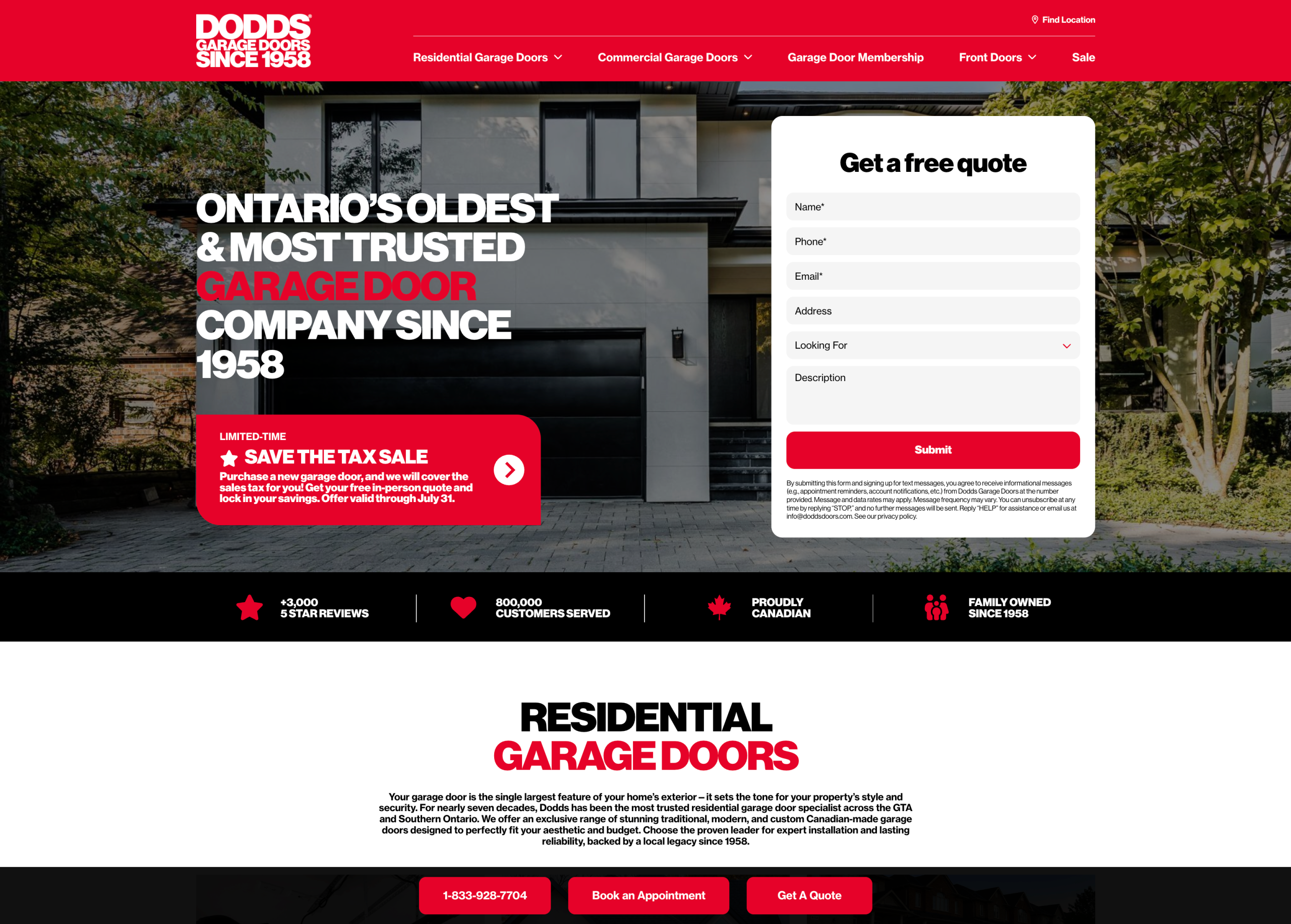 Dodds - Custom Web Design
