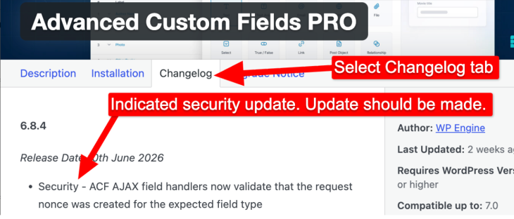 Identifying whether an available update is security-related